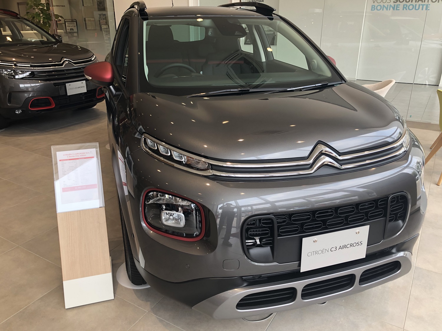 シックなC3 AIRCROSS、展示しました！