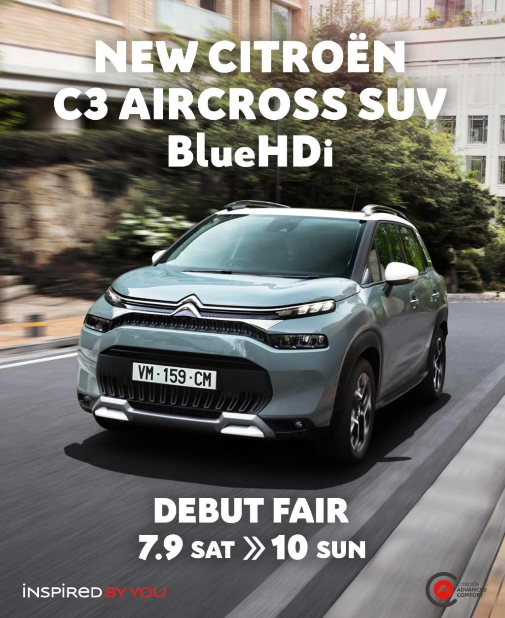 NEW CITROEN C3 AIRCROSS SUV BLUEHDI デビューフェア