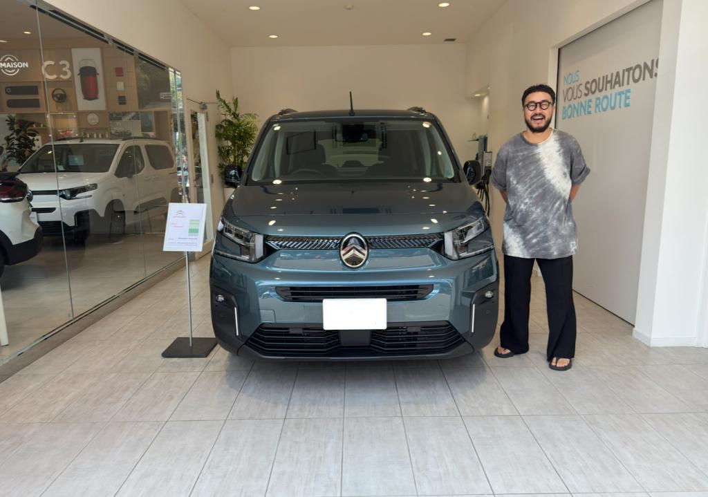 ベルランゴ納車式
