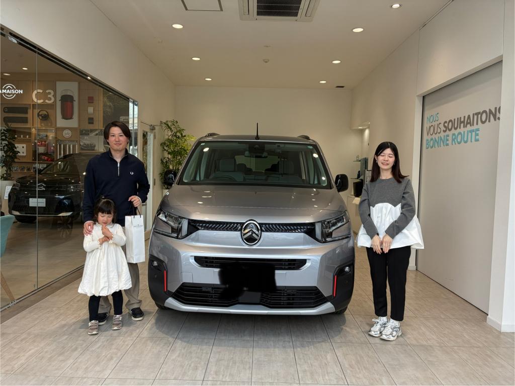 ベルランゴ納車式