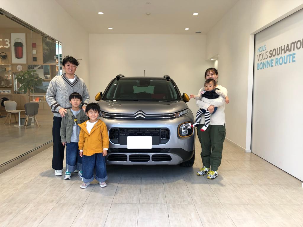 C3AIRCROSS　RIPCURLご納車式